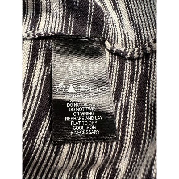 Nic + Zoe women’s gray & white thin knit turtleneck sweater size XL. #40-1011 - Picture 4 of 4